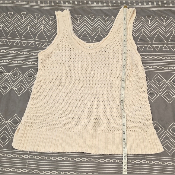 Madewell Open Knit Sweater Tank Size Small - Picture 3 of 5